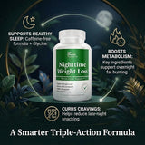 DR VITAMIN SOLUTIONS frasco sobre mesa de noche sugiere uso antes de dormir