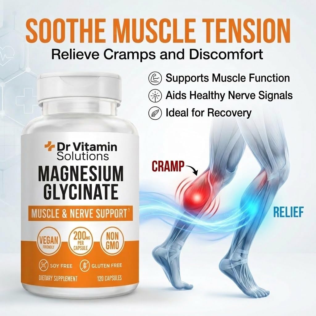 DR VITAMIN SOLUTIONS cápsula junto a mesita de noche simbolizando uso nocturno relajante