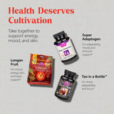Dragon Herbs en tocador acompañando rutina de belleza diaria