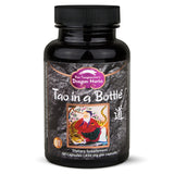 Dragon Herbs frasco delantero Tao in a Bottle mostrando diseño y beneficio de gestión de estrés