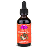 Dragon Herbs frasco frontal mostrando etiqueta y tamaño para confianza