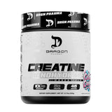 DRAGON PHARMA creatina monohidrato bote frontal, muestra pureza y presentación