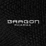 DRAGON PHARMA envase y cucharada con sabor algodón de azúcar, toma sabrosa
