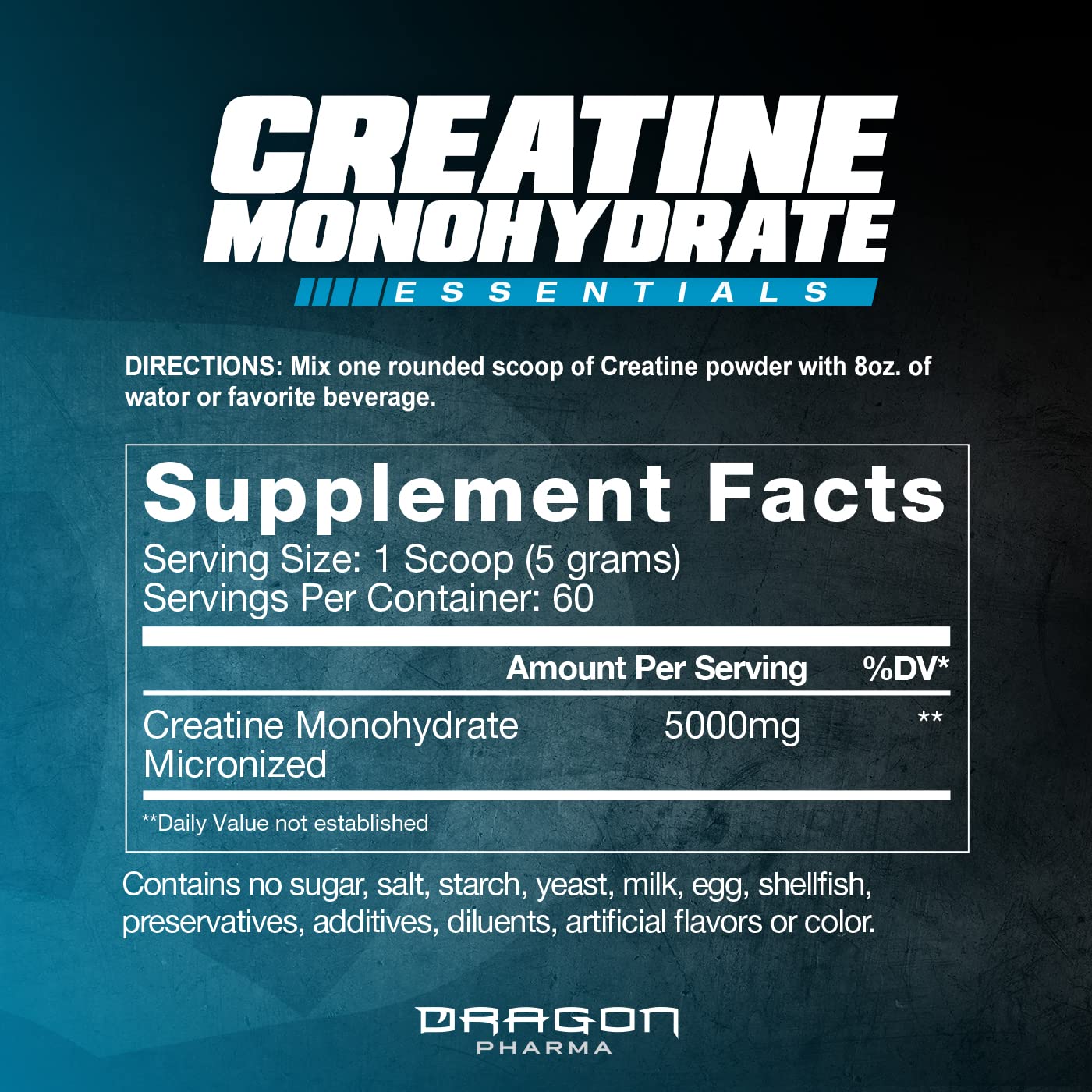 DRAGON PHARMA textura del polvo fina que facilita mezcla y absorción