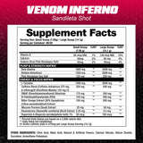 DRAGON PHARMA Venom Inferno tarro abierto con tapa, fácil acceso a porciones