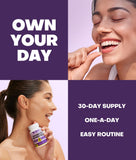 Dralot Nutrition mujer activa corriendo, bienestar íntimo y digestivo