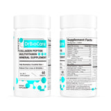 DrBioCare en una rutina de belleza junto a crema y vaso de agua beneficios complementarios