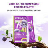 DrBioCare sobre abierto con polvo fino que indica mezcla rápida y disolución