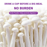 DrBioCare sobre vertido en vaso listo para mezclar ayuda a digestión antes de comer
