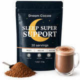 Dream Cocoa envase frontal mostrando 30 porciones y beneficios