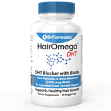 DrFormulas Hairomega frente del empaque mostrando presentación y beneficio nutritivo