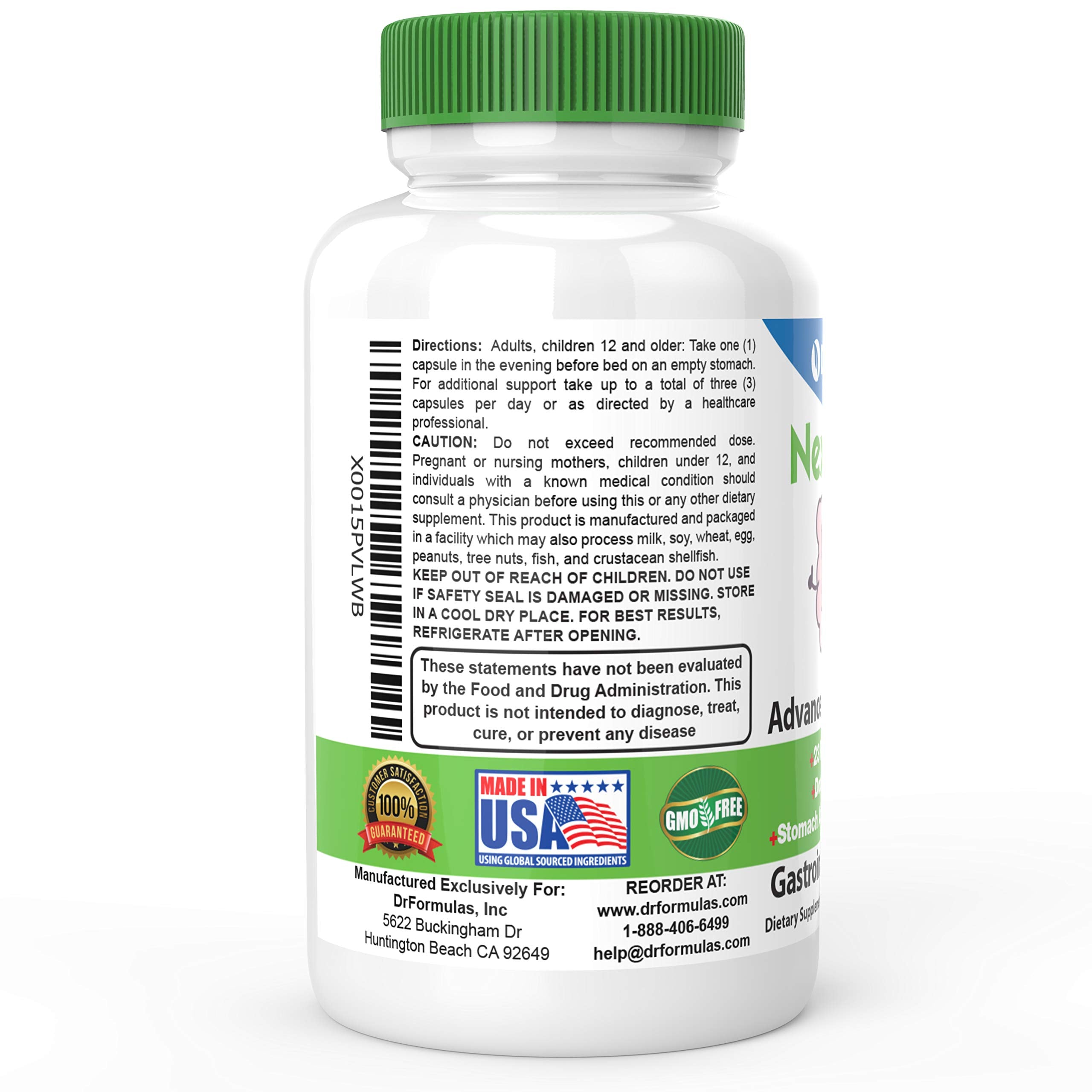 DrFormulas Nexabiotic contenido en polvo liofilizado que conserva cultivos