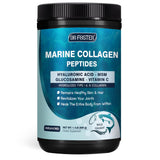 DRFOSTER envase frontal del colágeno marino mostrando porciones y beneficios