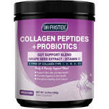 DRFOSTER envase frontal del polvo de colágeno mostrando la marca y beneficios