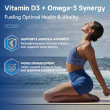 DRFOSTER etiqueta nutricional detallada con EPA, DHA y D3 visibles