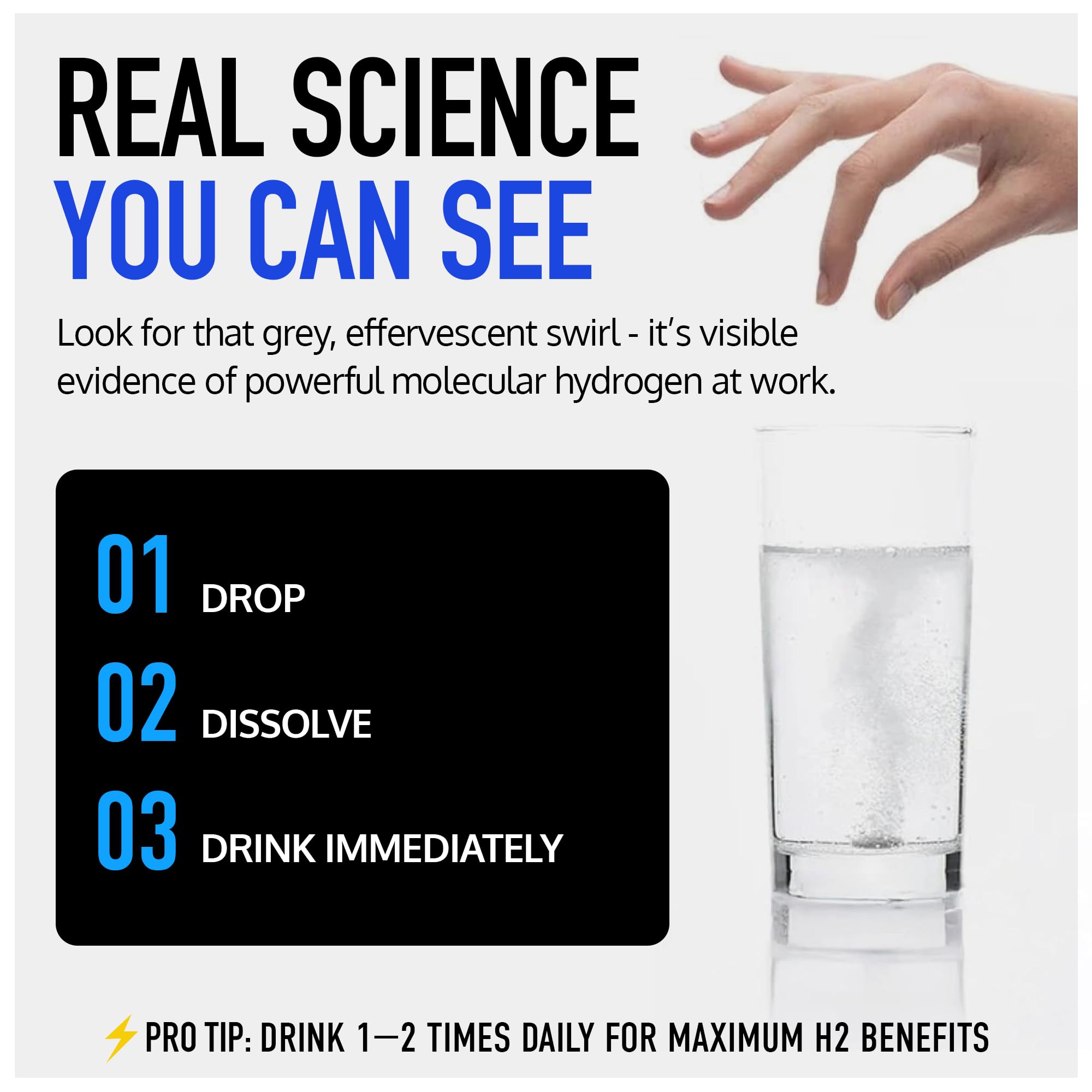 DRINK HRW uso post-entrenamiento con vaso de Harmony+ para recuperación