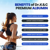 Dr.K&C etiqueta con información nutricional y advertencias claras