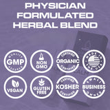DROP RX FEEL. BETTER. frasco junto a moneda para mostrar tamaño portable