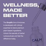 DROP RX FEEL. BETTER. etiqueta ampliada con lista de ingredientes orgánicos