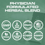 DROP RX FEEL. BETTER. etiqueta legible con lista de ginkgo, bacopa y ginseng