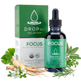 DROP RX FEEL. BETTER. vista frontal del envase mostrando la marca y beneficios