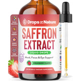 Drops Of Nature frasco frontal mostrando etiqueta y beneficio natural
