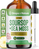 Drops Of Nature frasco frontal mostrando diseño y tamaño práctico