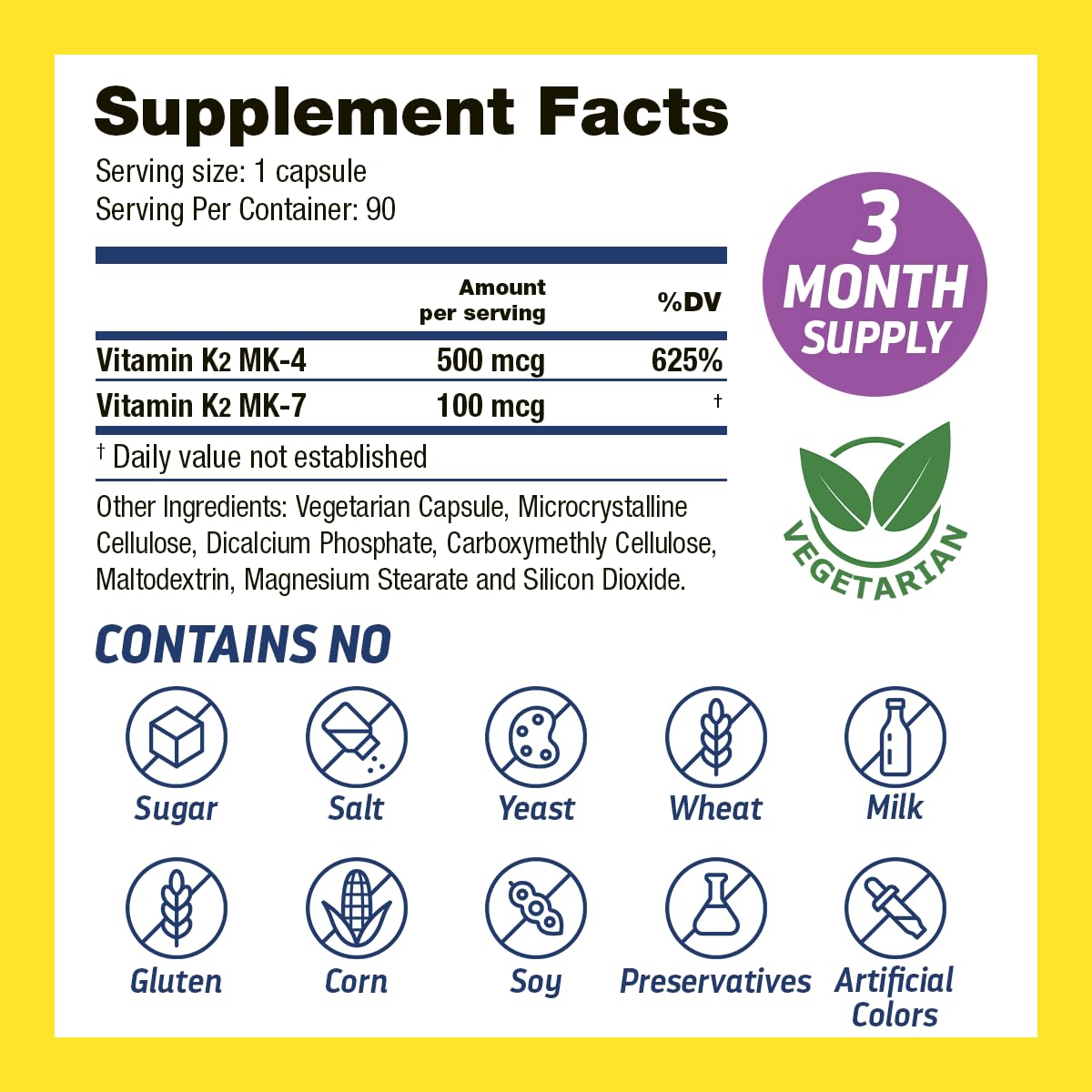 Dr’s Hope etiqueta nutricional con ingredientes y certificaciones visibles