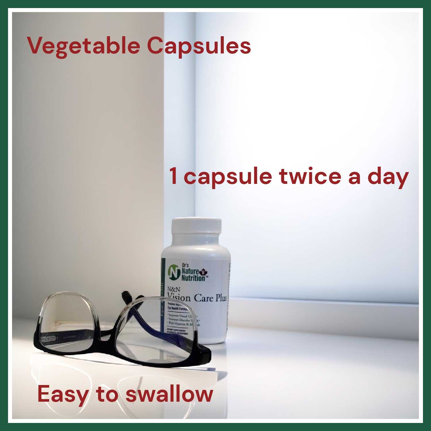 Dr's Nature & Nutrition primer plano de tabletas para ver acabado vegetariano