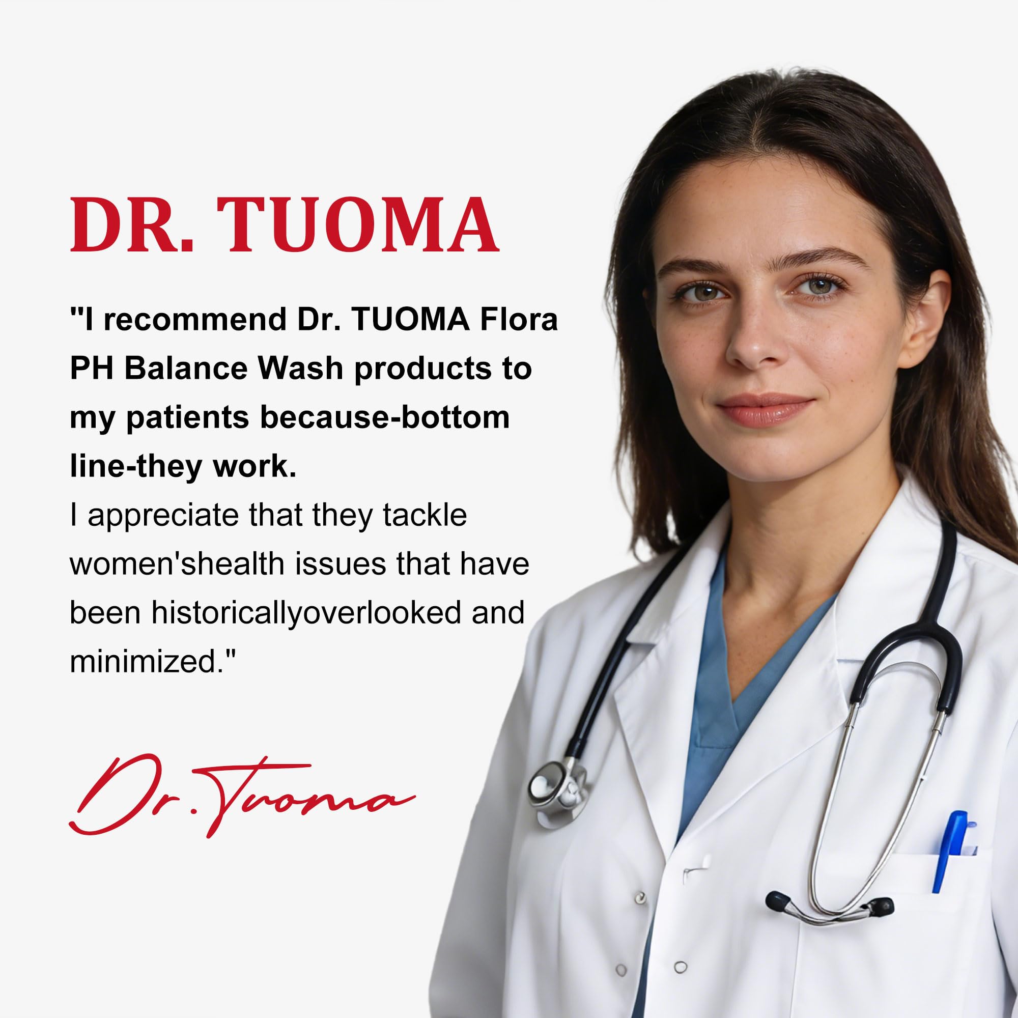 DR.TUOMA etiqueta sin sulfatos ni parabenos que protege la piel