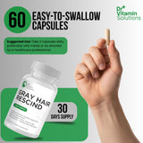DR VITAMIN SOLUTIONS etiqueta con información nutricional y confianza en calidad