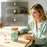 DTORUNI cápsulas en mano para comparar tamaño y dosificación cómoda