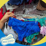 Dunzoom tiras en un probador de tienda mejorando experiencia y seguridad del cliente
