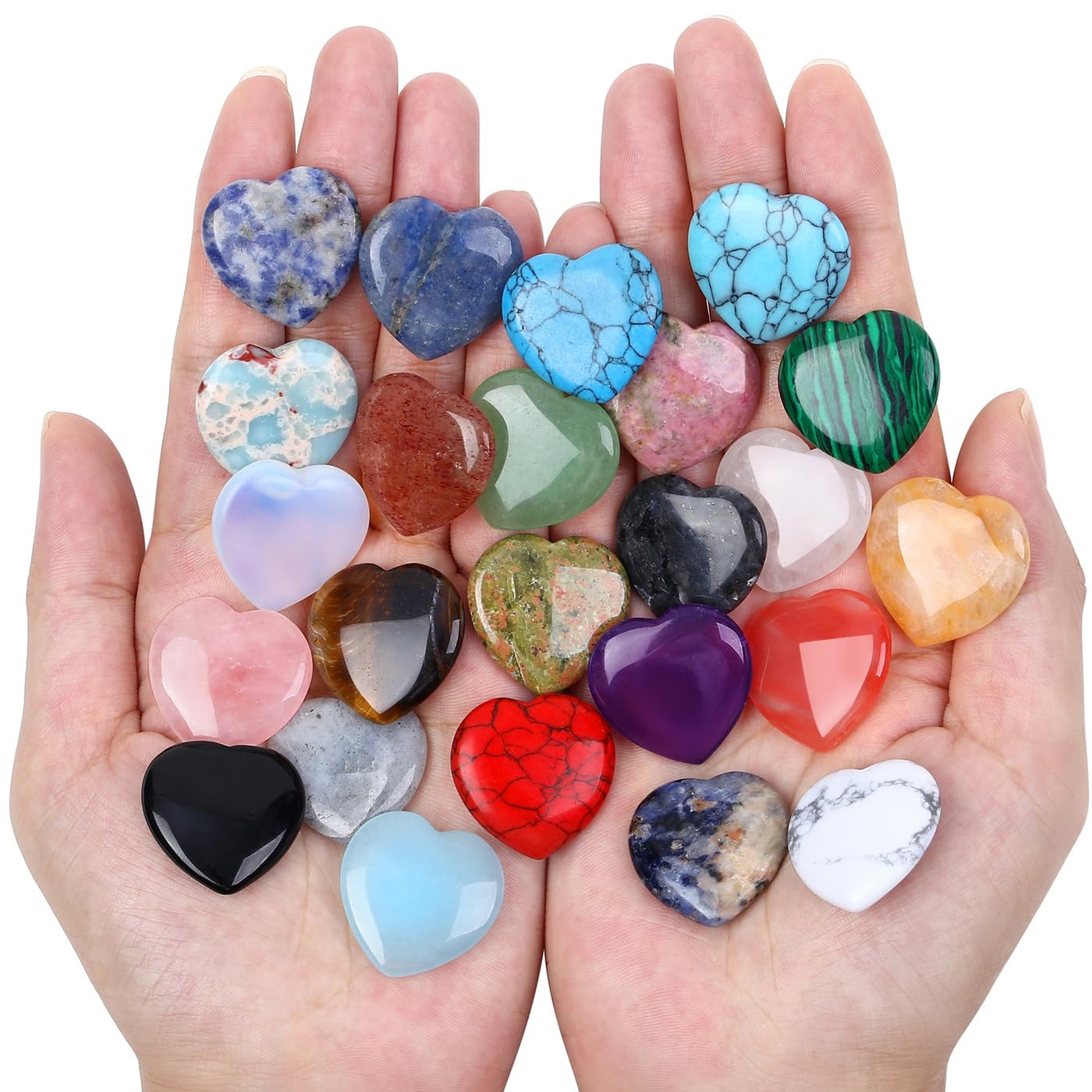 DUQGUHO corazones pegados en tarjetas informativas como detalles regalo