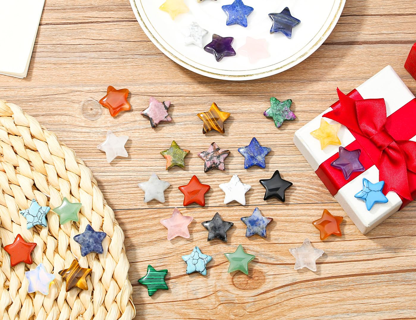 DUQGUHO estrellas en frasco decorativo, para ambientar y meditar