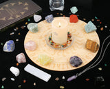 DUQGUHO cristales dispuestos en salón como elemento decorativo natural