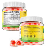 duwhot etiqueta con información nutricional y lista de vitaminas