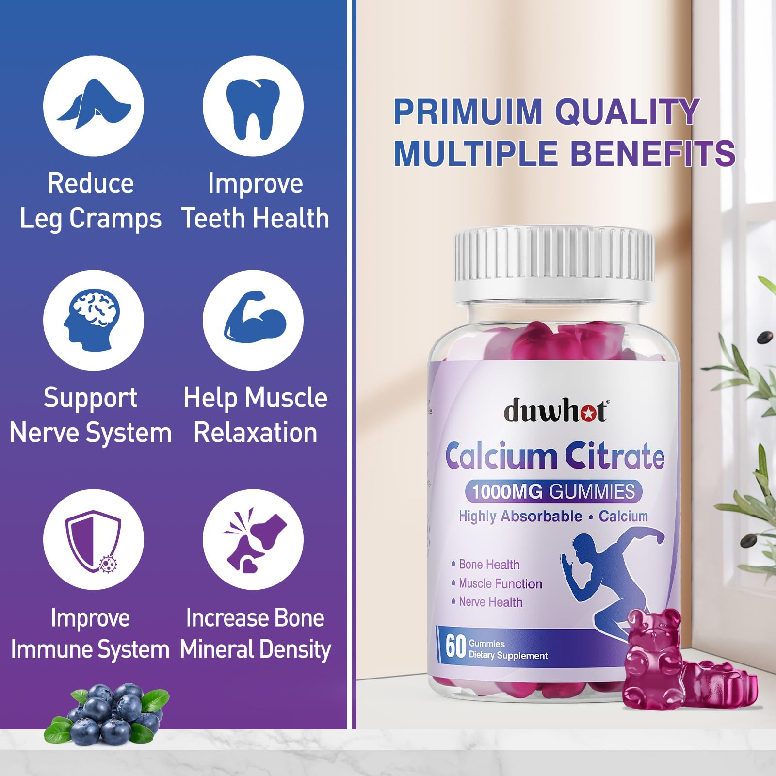 duwhot etiqueta con ingredientes y certificaciones, transparencia en la formulación