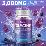 duwhot gominolas junto a regla indicando la dosis de 2 gominolas = 3000 mg