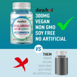 duwhot ingredientes vitamina C y biotina representados, refuerzo nutritivo