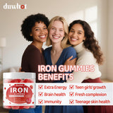 duwhot gomitas sobre fondo natural resaltando ingredientes veganos y sin azúcar