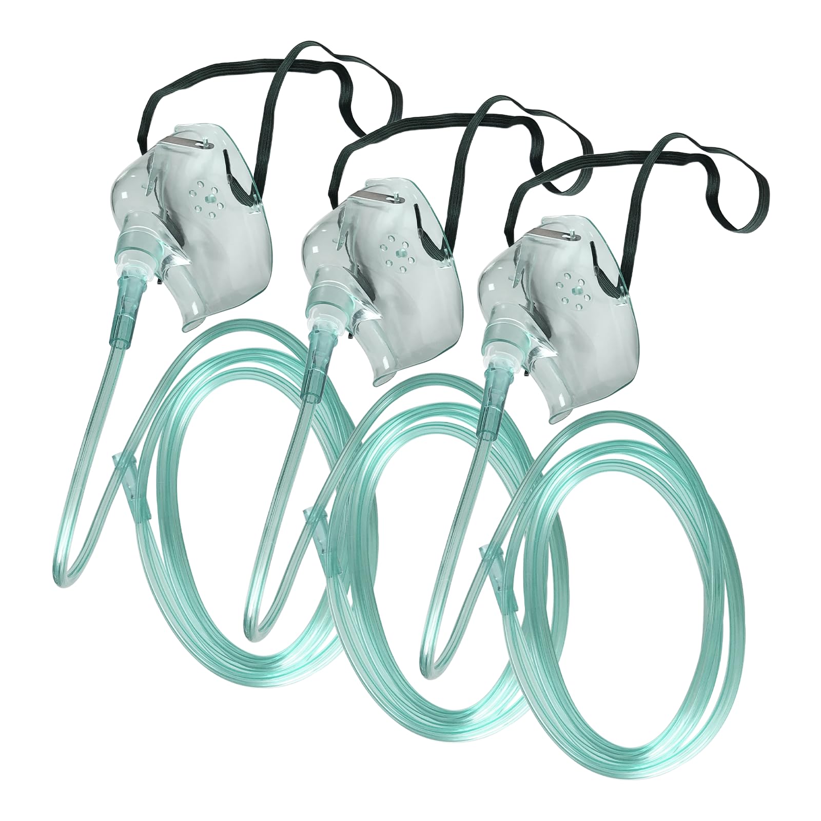 DWCHECK empaque frontal mostrando paquete de 3 mascarillas y tubos, listo para uso