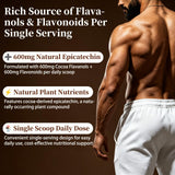 DYAXZ avena con cacao espolvoreado, ideal para desayunos nutritivos y sabrosos