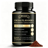 DYAXZ primer plano de polvo de cacao fino para mezclar fácilmente sin grumos