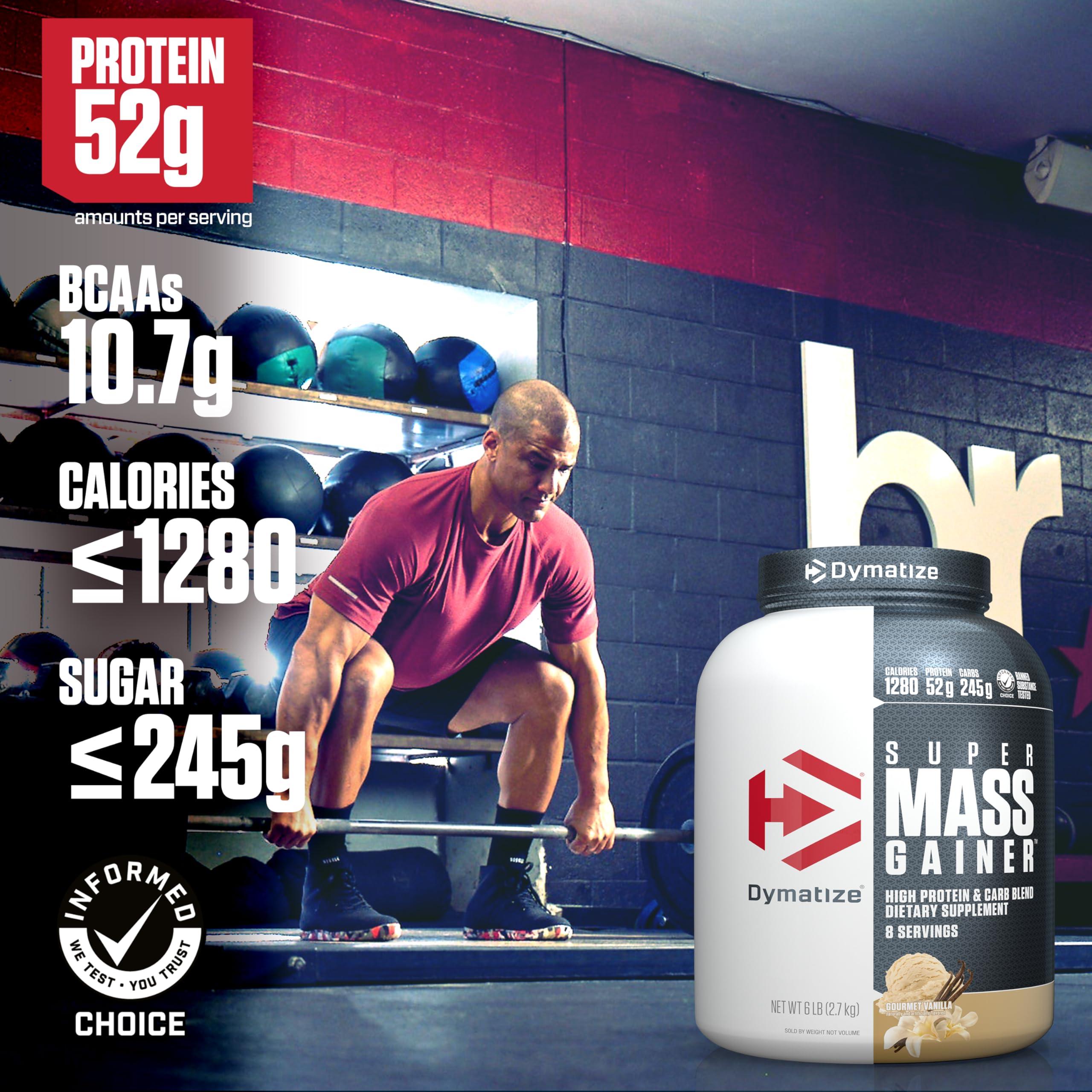 Dymatize batido preparado en vaso listo para consumo y recuperación