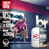 Dymatize batido preparado en vaso listo para consumo y recuperación