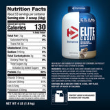 Dymatize vaso con batido mezclado, sabor Cookies & Cream listo para consumir