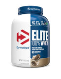 Dymatize envase frontal Cookies & Cream mostrando tamaño y sabor