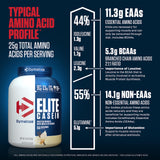Dymatize etiqueta ingredientes y valores nutricionales visibles