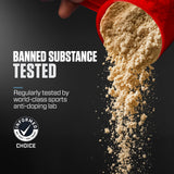 Dymatize ISO100 etiqueta nutricional destacando 25 g de proteína por servicio